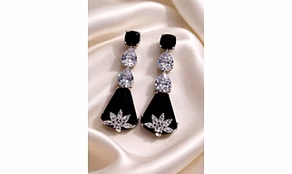 American Diamond Long Earring
