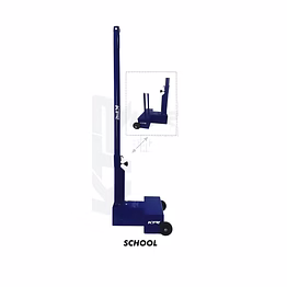 ktr badminton pole school movable with net