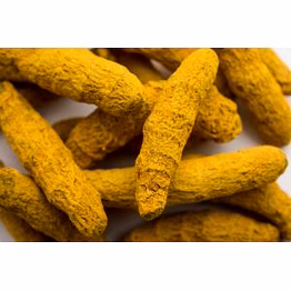 polished turmeric finger