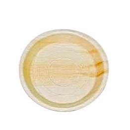 avyaja 8 inches deep areca plate
