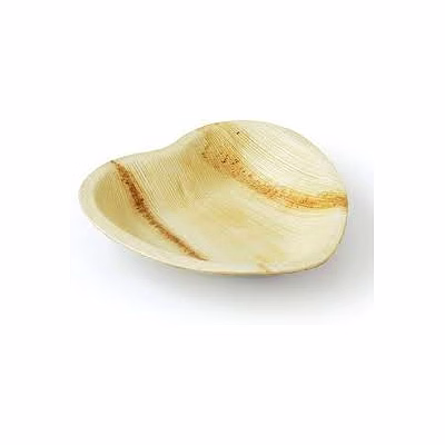avyaja heart areca plate