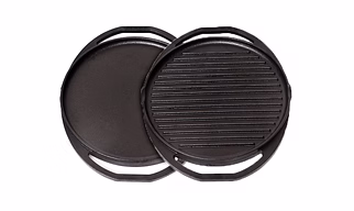 EMB Cast Iron 2 In 1 Grill & Dosa Tawa 30 CM
