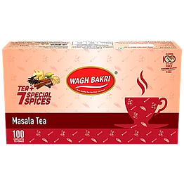 wagh bakri masala tea, 200 g (100 bags x 2 g each)