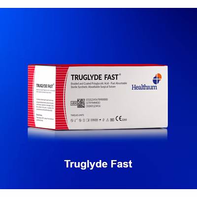 truglyde fast(braided and coated polyglycolic acid-fast absorbable sterile synthetic absorbable surgical suture