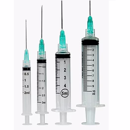 hypodermic syringe luer lock