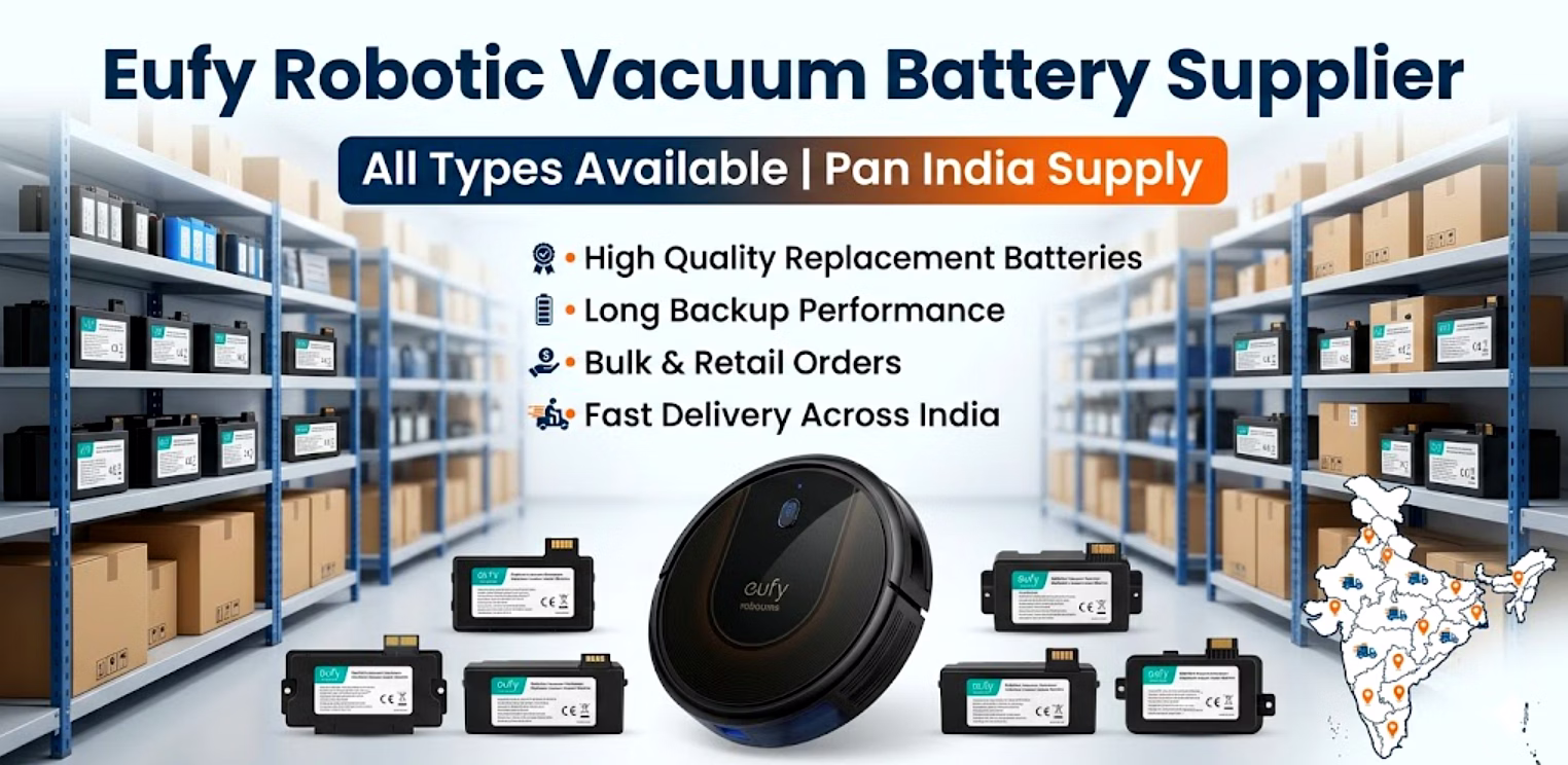 eufy robotic vacuum cleaner battery supplier – all types available across india