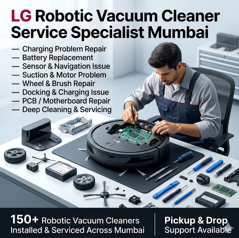 lg robotic vacuum cleaner service specialist mumbai