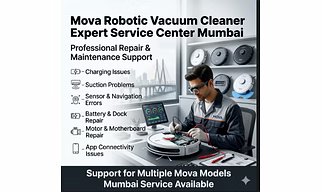 Mova Robotic Vacuum Cleaner Expert Service Center Mumbai