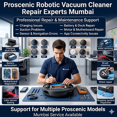 Proscenic Robotic Vacuum Cleaner Repair Experts Mumbai image 1