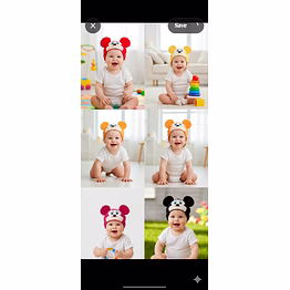 mickey baby cap