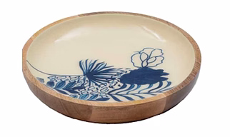 wooden serving bowl