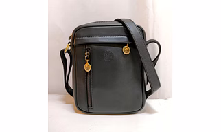 Mens Leather Side Bag