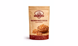 Organic Brown Rock sugar (Brown Dhaga Mishri)