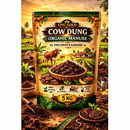 epic premium organic cow manure for nutrient-rich soil