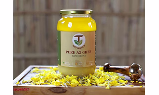 A2 bilona cow ghee traditionally hand churned