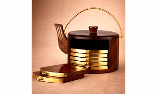 Wooden Coaster Set