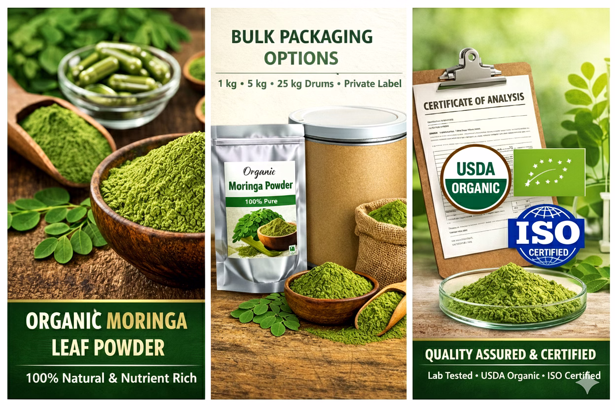 Organic Moringa Leaf Powder image 2