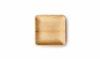 Flat Square Areca Leaf Plate
