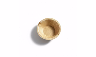 Round Areca Leaf Bowl