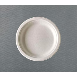 round bagasse plate
