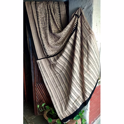 kasim line saree black