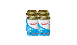 HI-seaL UPVC Solvent cement | 118ml | Pack of 4 (118ml X 4) | UPVC Solvent for UPVC Pipes and Fittings | Fast Setting
