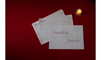 Undated Monthly Jotter