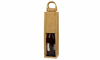 Jute Wine Bottle Bag