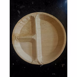 areca palm leaf round 3cp- 10 inch