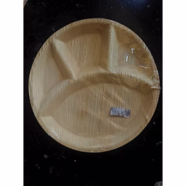 areca palm leaf round 4cp - 12 inch