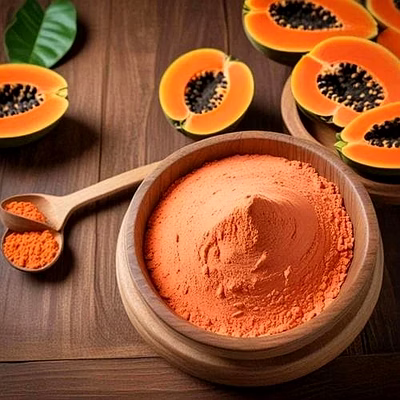 dehydrated papaya powder
