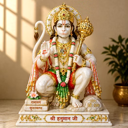 hanuman marble god statues