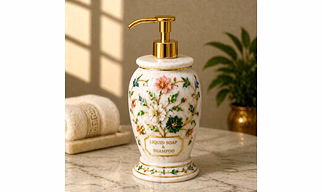 Marble Liquid Soap & Shampoo Dispenser