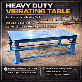 heavy duty vibrating table