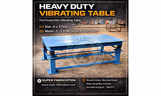 Heavy Duty Vibrating Table