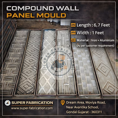 compound wall panel mould (aluminium)