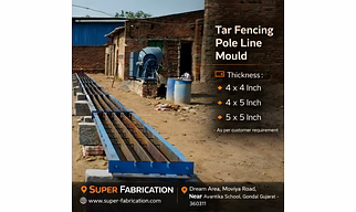 Fencing pole line mould (Prestress)