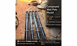 Compound wall pole mould (iron)