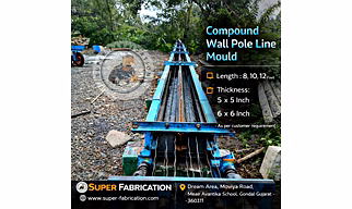 Compound wall pole line mould (prestress)