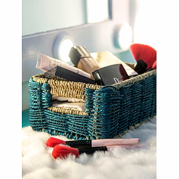 handwoven sabai grass organisation basket