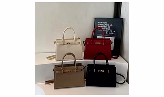 PVC leather handbag