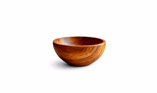 Wooden salad bowl