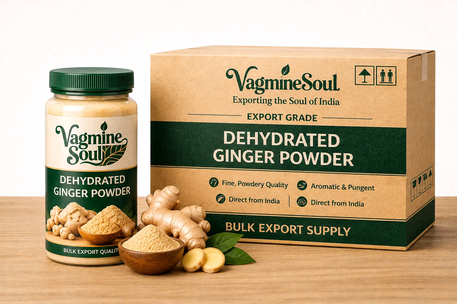 dehydrated ginger powder