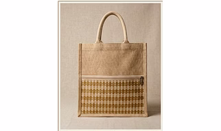 The Artisanal Jute Tote: Sustainable Style & Practical Elegance