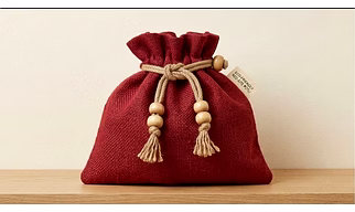 Premium Red Jute Potli Bag – Sustainable Elegance for Gifting & Storage
