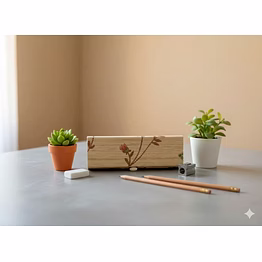bamboo pencil box