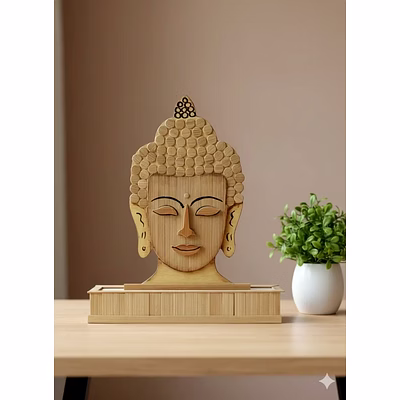 lord buddha bamboo stand