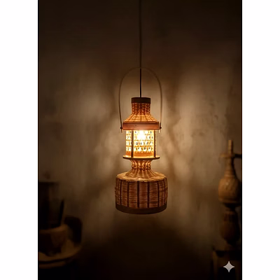 bamboo light pendant
