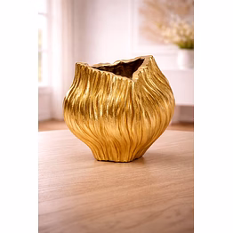 metal vase