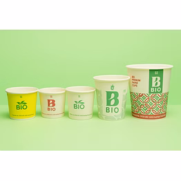 biodegradable paper cups 210ml